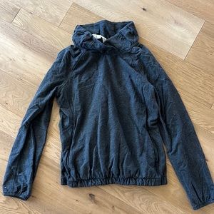 Lululemon Grey Funnel Neck Sweatshirt